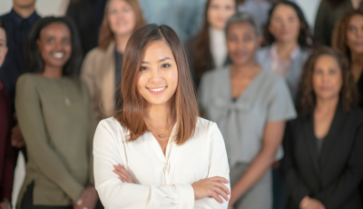 22 Business leaders standing
